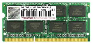 Transcend DDR3-1333/PC3-10600 DDR3 2 GB Laptop DRAM (JM1333KSU-2G)