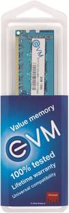 EVM DDR3 2 GB (Dual Channel) PC DRAM (EVMT2G1333U86/ EVMT2G1333U88/ EVMT2G1333U64S)
