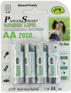 Power Smart Pack of 4 AA 2950mAh  Battery