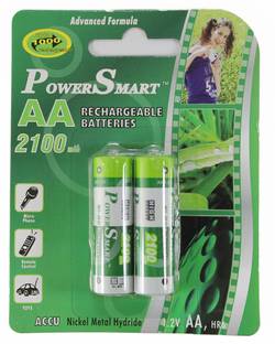 Power Smart Aa Ni-Mh 2100 mAh Capacity  Battery