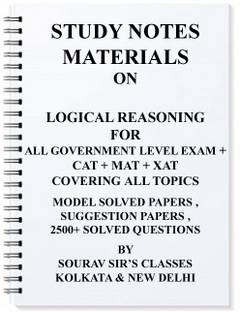 Study Notes Materials For Logical Reasoning For All Govt Exam