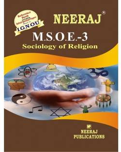 IGNOU MSOE-3 Sociology of Religion (including solved question papers)