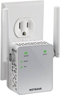 NETGEAR EX3700 ACWi-Fi Range Extender WiFi Range Extender 5 GHz, 2.4 GHz 750 Mbps Wifi Speed Dual Band External Antenna Both (Ethernet and ADSL)