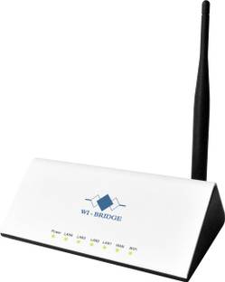 Wibridge APW40-01 Wireless Router 2.4 GHz 150 mbps Wifi Speed Single Band External Antenna Ethernet (Cable Broadband)