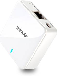 TENDA A6 Wireless Router 2.4 GHz 150 Mbps Wifi Speed Single Band External Antenna Ethernet (Cable Broadband)