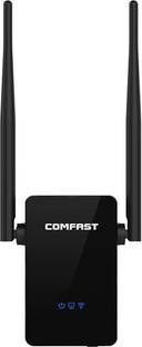 comfast Cf-Wr302s Wifi Repeater Network Range Expander With 2 High -Gain 5dbi Antenna Rtl8196e + Rtl8192er Dual Cpu. WiFi Range Extender 2.4 GHz 300 Mbps Wifi Speed Single Band External Antenna Access Point Mode, Ethernet (Cable Broadband)