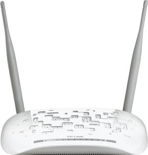 TP-Link TD-W8968 Wireless N USB ADSL2+ Modem Wireless Router 2.4 GHz 300 Mbps Wifi Speed Single Band External Antenna ADSL (Telephone)