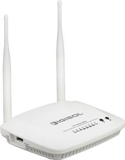 DIGISOL DG-BG4300NU/IS Wireless Router 2.4 GHz 300 mbps Wifi Speed Single Band External Antenna Both (Ethernet and ADSL)