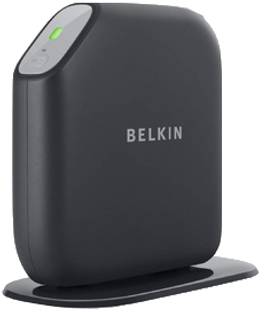 BELKIN Surf Router (N) Wireless Router 2.4 GHz 300 Mbps Wifi Speed Single Band Internal Antenna Ethernet (Cable Broadband)