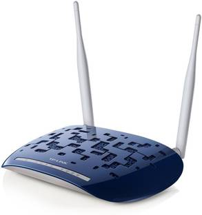 TP-Link TD-W8960N Wireless N ADSL2+ Modem Wireless Router 2.4 GHz 300 Mbps Wifi Speed Single Band External Antenna Both (Ethernet and ADSL)