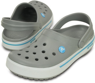 women's grey crocs