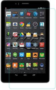 Colorcase Tempered Glass Guard for Micromax Canvas Tab P470 Tablet