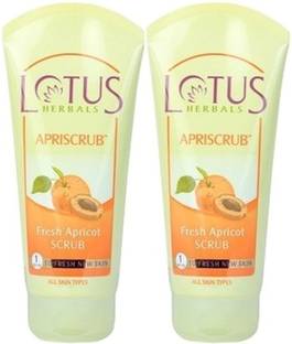 LOTUS Fresh Apricot Scrub (Pack Of 2) Scrub