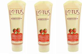 LOTUS Strawberry & Aloe Vera Exfoliating- Berry Scrub