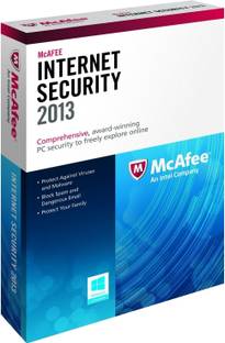 McAfee Internet Security 2013 1 PC 1 Year