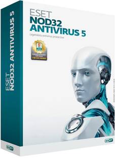 Eset NOD32 Antivirus Version 5 1 PC 1 Year
