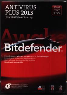 Bitdefender Antivirus Plus 2013 1 PC 1 Year (Buy 1 License Get 1 Free and 1 Year Free Mobile Security)