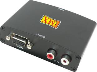 MX HDMI input to Analog VGA Video & Coaxial audio Converter Media Streaming Device