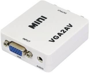 Smart Tech Mini VGA To AV Converter Media Streaming Device