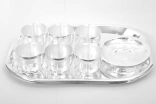 Ojas Tray, Cup, Plate Serving Set