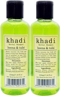 Khadi Herbal Heena & Tulsi Shampoo (420 ml)