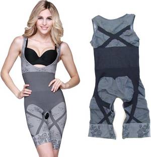Bamboo Shaper Slim n Lift Charcoal Bamboo full Body Shaper Slimmer Tummy Trimmer Slimming Suit Women Shapewear
