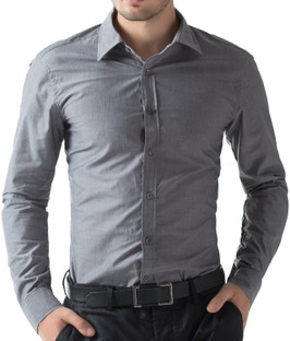 grey shirt casual