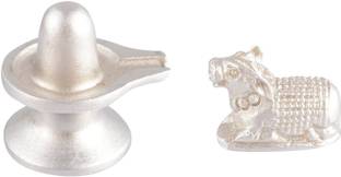 MOKSHA Parad Shiva Nandi (Mercury) Decorative Showpiece  -  5 cm