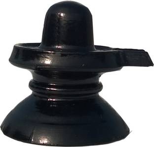 Mann Retails Shivling Black Small Decorative Showpiece  -  5.5 cm
