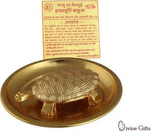 Divine Gifts Kachua Decorative Showpiece  -  6.5 cm