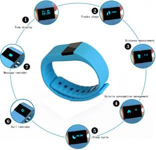 Callmate CMBTSBTSBL Fitness Smart Band