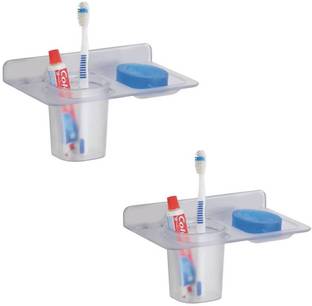 KAMAL Soap Dish & Brush Holder - Neo (Set of 2)