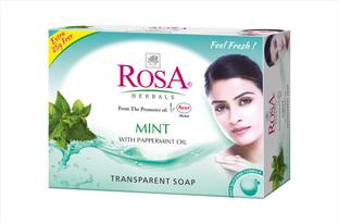 ROSA HERBALS Mint Soap ( set of 4pcs )