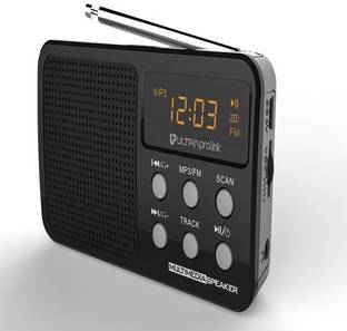 Ultraprolink RETRO Multimedia Speaker UM0017BLK 3 W Portable Home Audio Speaker