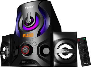 DigiFlip 2.1 Channel 40W PS045 Backlit Speaker(with Remote Control, USB Support, 4000 Watt PMPO)