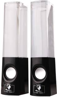 Excluzy USB Dancing Water Wired Laptop 3 W Portable Mobile/Tablet Speaker