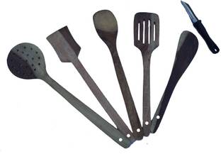 DESI KARIGAR Wood Wooden Spoon Set