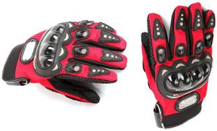 Pa PRO-BIKERZ-RED-ATT-(FULL-FINGERED)-XL-Q8219 Riding Gloves