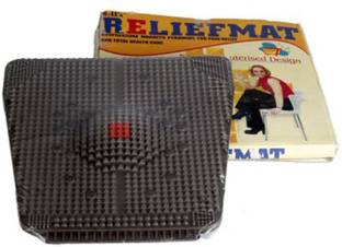 Divinext Acupressure Mat with Magnets Pyramids for Pain Relief Black 5 mm Accupressure Mat