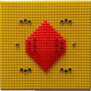 Acs Acupressure Mat Super Yellow Accupressure Mat
