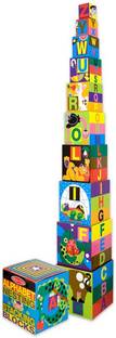 MELISSA & DOUG Alphabet Nesting and Stacking Blocks
