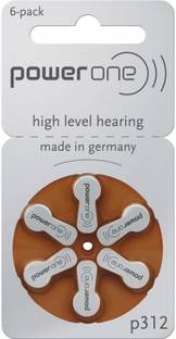 Power one P312 1.45V PR41 Hearing Aid Batteries