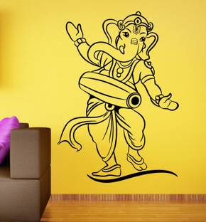 RNG 42 cm ganesha Self Adhesive Sticker