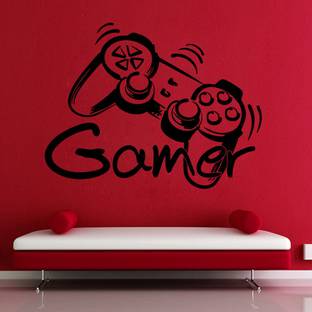 Decor Villa 58.42 cm Decor Villa Game Wall Sticker Large - Size (30 x 23) Inch Sticker