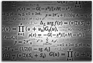 Artifa 40 cm Mathematical formulas Wall/Door Sticker Self Adhesive Sticker