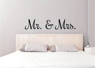 Decor Villa 43 cm Decor Villa Mr. & mrs Wall Decal & Sticker Removable Sticker
