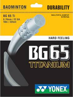 YONEX BG 65 Ti 0.7 Badminton String - 10 m