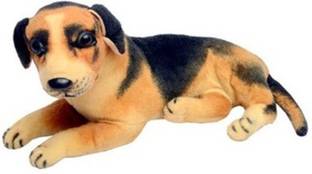 Ptc Multicolor Dog Soft Toy  - 7 inch