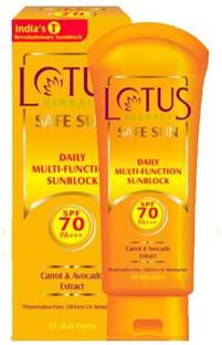 LOTUS Sunscreen - SPF 50 PA+++ Safe Sun