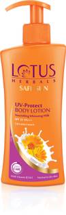 LOTUS HERBALS Sunscreen - SPF 50 PA+++ SAFE SUN UV-Protect BODY LOTION Nourishing Whitening Milk